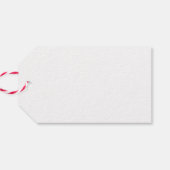 ウェルカムリトルワンギフトラベル{Navy and Red} ギフトタグ (裏面横)