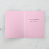 ウェルカムリトルワンベビーガールかわいいストークベビーカー カード (内部)