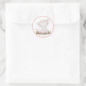 ウェルカムリトルワンベビー象 ラウンドシール (バッグ)