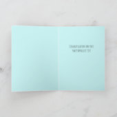 ウェルカムリトルワン男の赤ちゃんお洒落かわいい カード (内部)