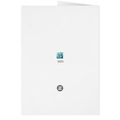 ウェルカムリトルワン、新生児カード付き文字、クジラ (裏面)