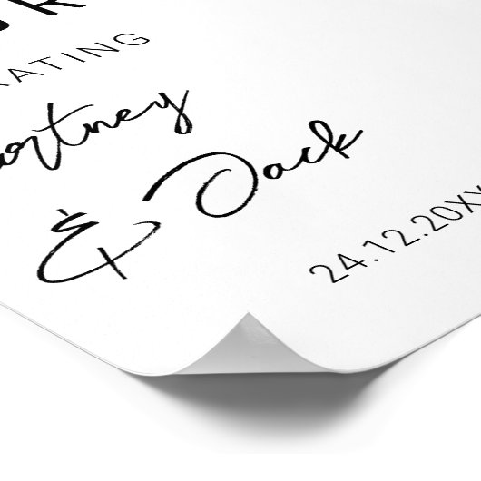 ウェルカムリハーサルディナーの前の結婚夜 ポスター (角)