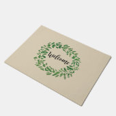 ウェルカムリース絵を描ズファームハウス ドアマット (アングル)