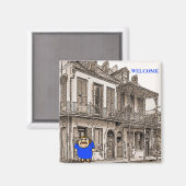 ウェルカムレディーオンデザイセントホテル マグネット (正面/裏面)