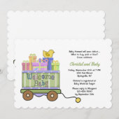 ウェルカムワゴン招待状 招待状 (正面/裏面)