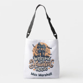 ウェルカム幽霊のよく出る・トゥ・ハウス – Batty for You クロスボディバッグ (裏面)