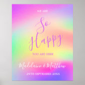 ウェルカム数々のカラーシック結婚ズ ポスター (正面)