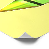 ウェルカム新学期カスタムクレヨンデザイン ポスター (角)