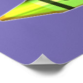 ウェルカム新学期クレヨン情報デザインP ポスター (角)