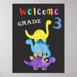 ウェルカム新学期グレード3 ポスター