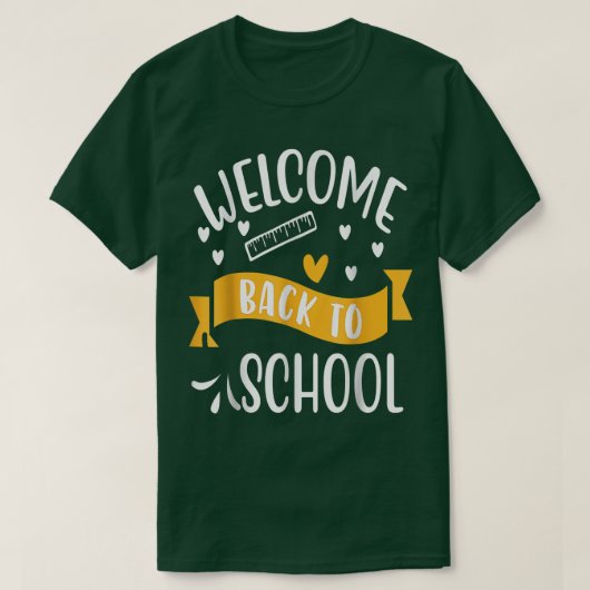 ウェルカム新学期ニュースレターMeet The先生 Tシャツ (デザイン正面)
