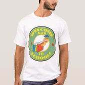 ウェルカム新学期ブックワーム Tシャツ (正面)