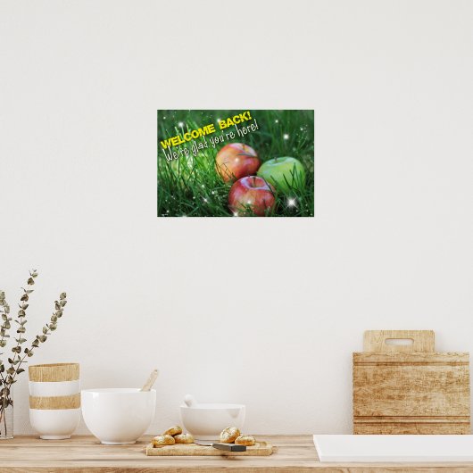 ウェルカム新学期ポスター ポスター (キッチン)