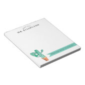 ウェルカム新学期ポッテサクカスタムス ノートパッド (アングル)