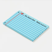 ウェルカム新学期先生ズデスク ポストイット (アングル)