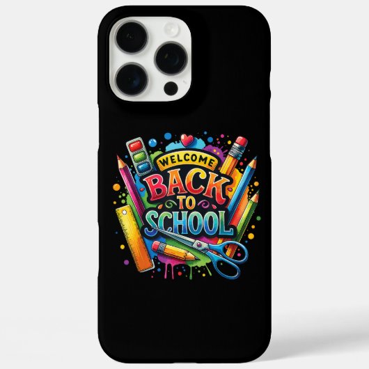 ウェルカム新学期初日の学校先生 Case-Mate iPhoneケース (裏面)