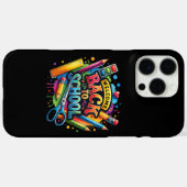 ウェルカム新学期初日の学校先生 Case-Mate iPhoneケース (裏面 (横))