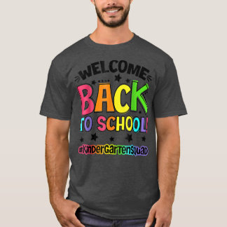 ウェルカム新学期幼稚園先生スチュデン Tシャツ