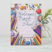 ウェルカム新学期-おもしろい&カラフル (スタンド正面)