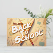 ウェルカム新学期 – ペンシルアートデザイン (スタンド正面)