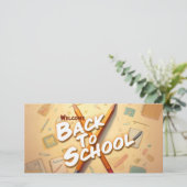 ウェルカム新学期 – ペンシルアートデザイン (スタンド正面)