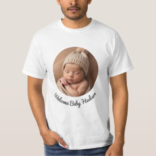 ウェルカム新生児の女の子または男の子、ウェルカムベビー Tシャツ