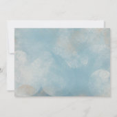 ウェルカム新生児ボーイ誕生 案内状 (裏面)