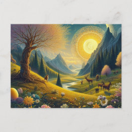 ウェルカム春のメロディ・オン・ザ・equinox ポストカード