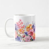 ウェルカム春の花名ギフトコーヒーの追加 コーヒーマグカップ (左)