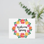 ウェルカム春ポ気にスト 案内ポストカード (スタンド正面)