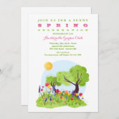 ウェルカム春ルンチョン 招待状 (正面/裏面)