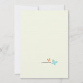 ウェルカム春招待状 招待状 (裏面)