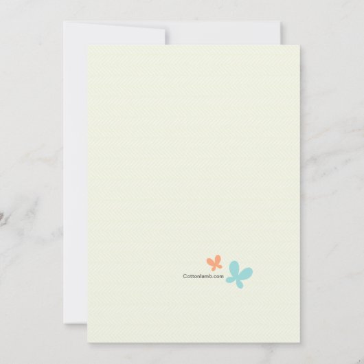 ウェルカム春招待状 招待状 (裏面)