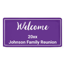 ウェルカム王室のパープルとホワイトネームファミリー懇親会