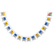 ウェルカム男の赤ちゃんトイトレイン バンティングフラッグ (全)