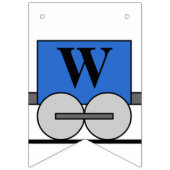 ウェルカム男の赤ちゃんトイトレイン バンティングフラッグ (第2の旗)