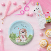 ウェルカム男の赤ちゃんブックテーマベビーシャワー ペーパープレート (パーティー)