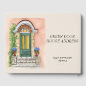 ウェルカム短期レンタルホームバケーションハウス ゲストブック (裏面)