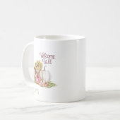 ウェルカム秋カボチャ花 コーヒーマグカップ (正面左)