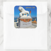 ウェルカム秋コースタルセントオーガスティンフロリダ スクエアシール (バッグ)