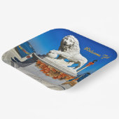 ウェルカム秋コースタルセントオーガスティンフロリダ ペーパープレート (傾斜あり)