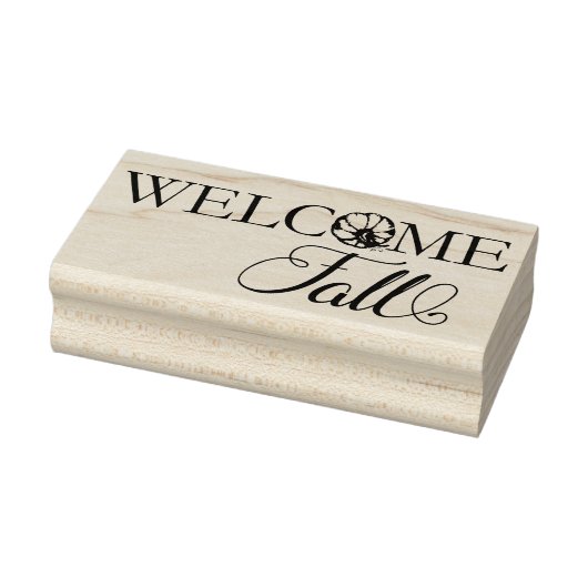 ウェルカム秋パンプキン ラバースタンプ (スタンプ)
