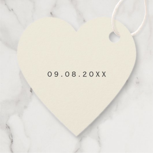 ウェルカム結婚のラベルと結婚ウェルカムバッグギフトラベル フェイバータグ (裏面)