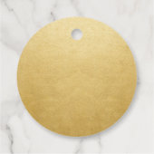 ウェルカム結婚ズバッグニューヨークシティNYCスカイライン金ゴールド フェイバータグ (裏面)