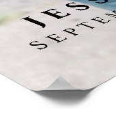 ウェルカム結婚・カップルの写真デジタルまたはポスター ポスター (角)