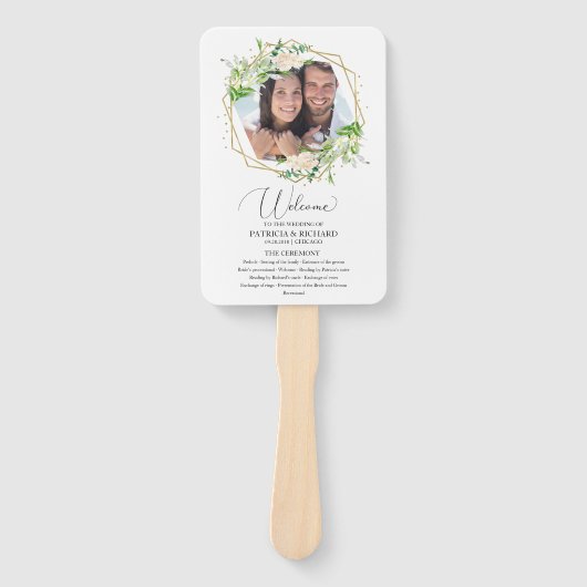 ウェルカム結婚・セレモニー・プログエレガントラム ハンドファン (正面)