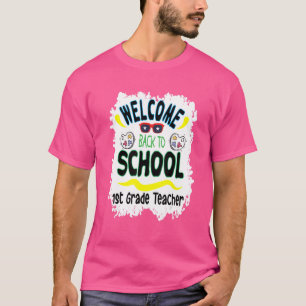 ウェルカム絵画新学期ズ眼鏡1級 Tシャツ