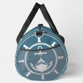 ウェルカム航海のキャプテンボートいかりブルーマリン ダッフルバッグ (右)