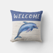 ウェルカム航海のブルーホエールロープアウトドア枕 アウトドアクッション (正面)