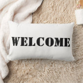 ウェルカム/ゴー遠くにルンバー装飾用クッション ランバークッション (ブランケット)